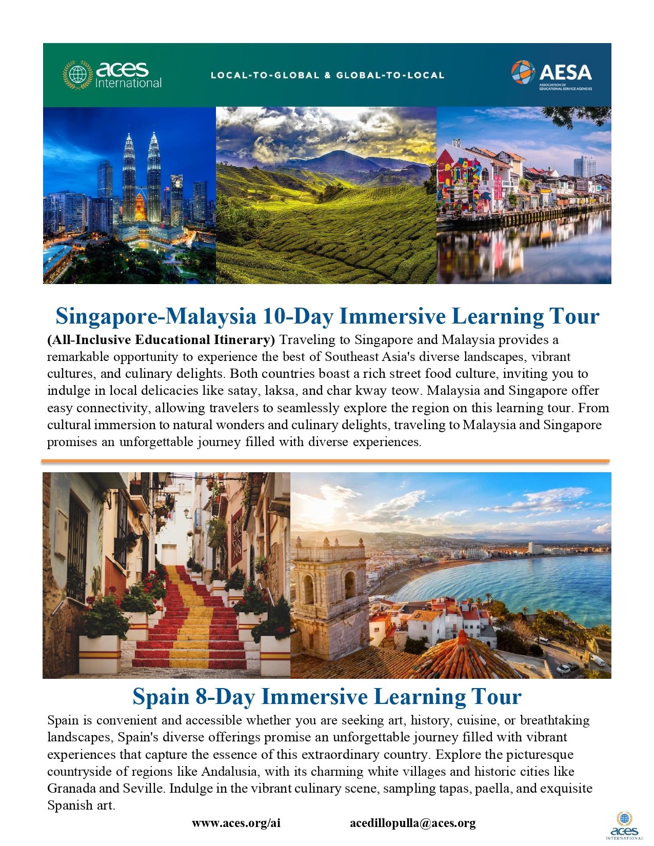 Aces International Menu Of Learning Tours Pg 8
